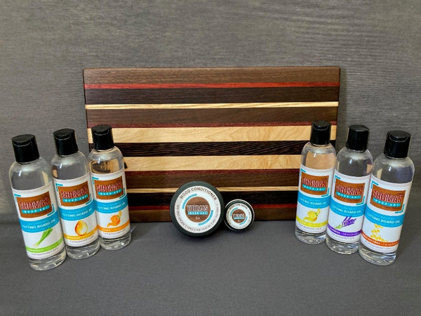 Small Asymmetrical Edge Grain Cutting Board Pattern #4