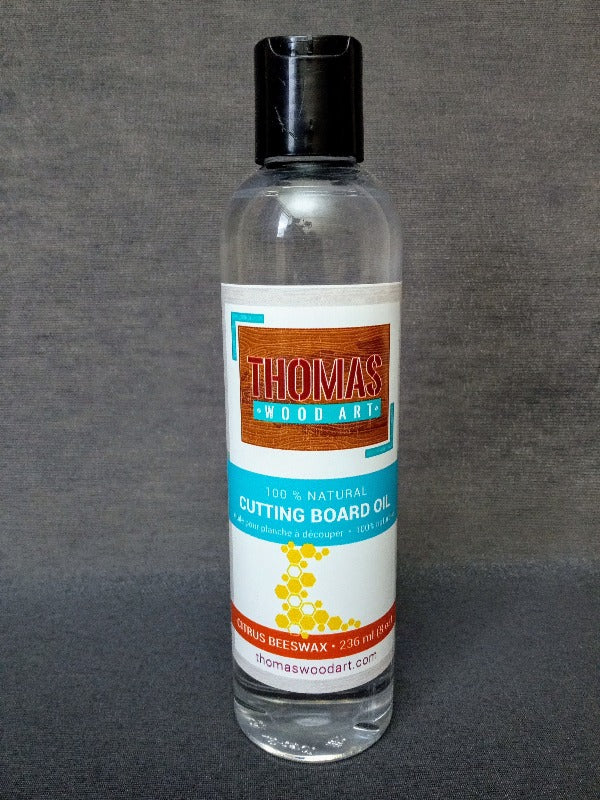 TWA’s 100% Natural Cutting Board Oil – Enriched with Citrus and Beeswax, extra rich feed