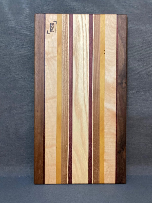 Large Asymmetrical Edge Grain Cutting Board Pattern #7