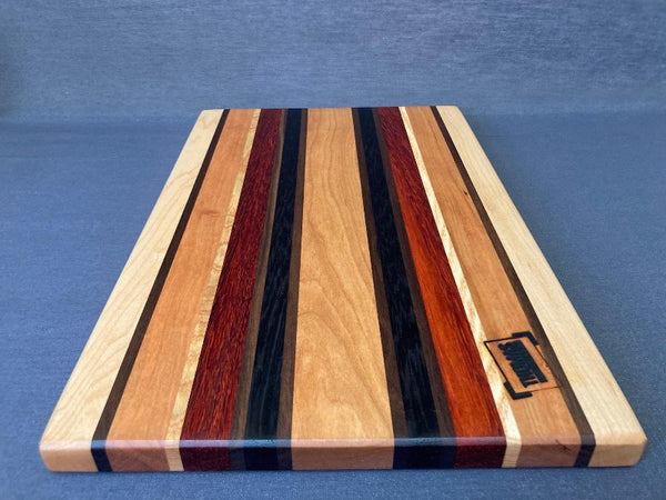 Small Asymmetrical Edge Grain Cutting Board Pattern #3