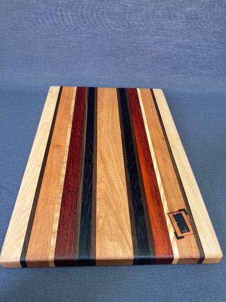 Small Asymmetrical Edge Grain Cutting Board Pattern #3