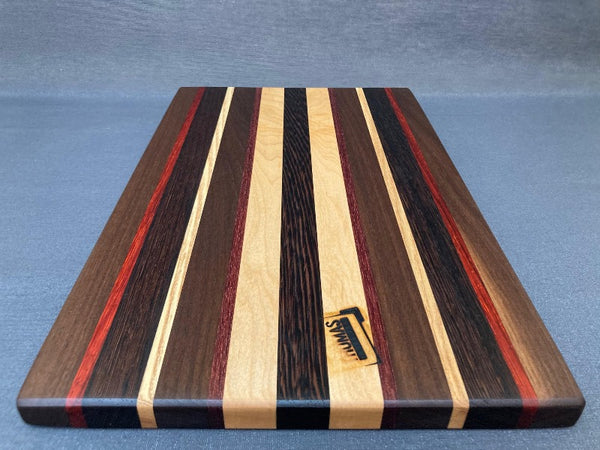 Small Asymmetrical Edge Grain Cutting Board Pattern #4