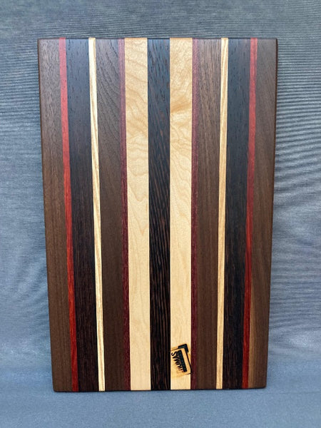 Small Asymmetrical Edge Grain Cutting Board Pattern #4