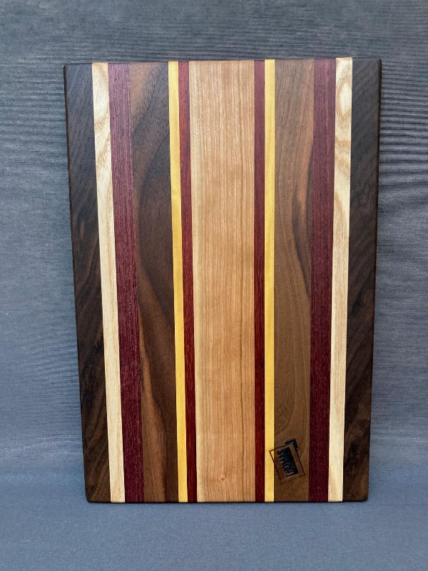 Small Asymmetrical Edge Grain Cutting Board Pattern #5