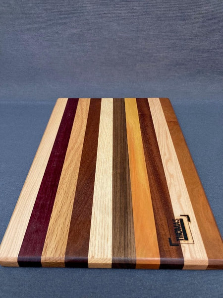 Small Asymmetrical Edge Grain Cutting Board Pattern #1