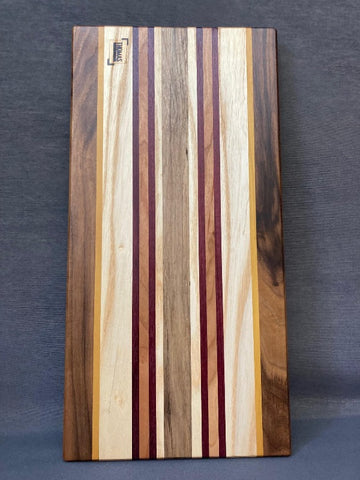 Large Asymmetrical Edge Grain Cutting Board Pattern #1