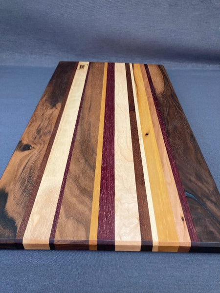 Large Asymmetrical Edge Grain Cutting Board Pattern #2