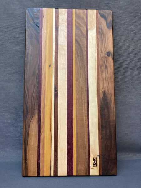 Large Asymmetrical Edge Grain Cutting Board Pattern #2