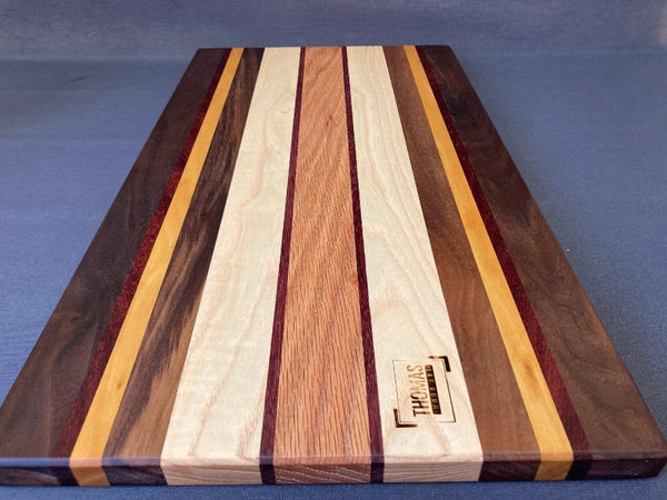 Large Asymmetrical Edge Grain Cutting Board Pattern #3