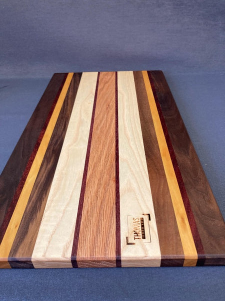 Large Asymmetrical Edge Grain Cutting Board Pattern #3