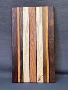 Large Asymmetrical Edge Grain Cutting Board Pattern #3