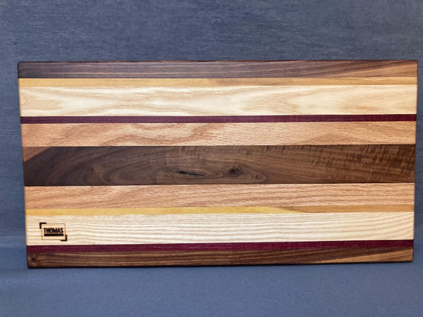 Large Asymmetrical Edge Grain Cutting Board Pattern #6