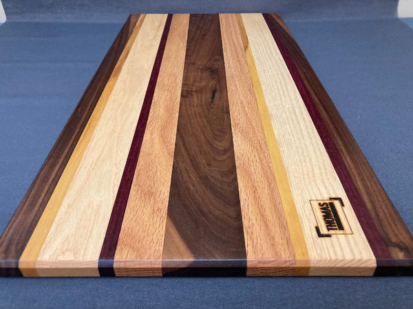 Large Asymmetrical Edge Grain Cutting Board Pattern #6