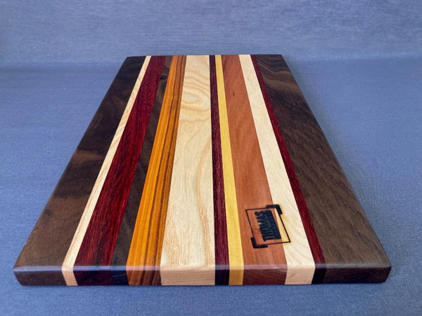 Small Asymmetrical Edge Grain Cutting Board Pattern #2