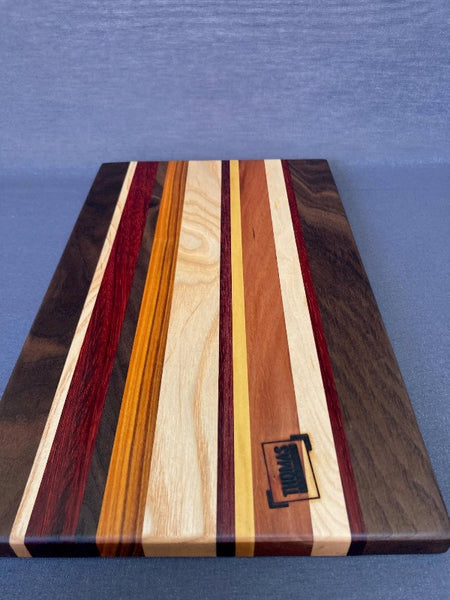 Small Asymmetrical Edge Grain Cutting Board Pattern #2