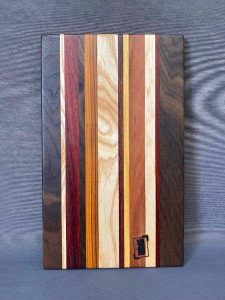 Small Asymmetrical Edge Grain Cutting Board Pattern #2